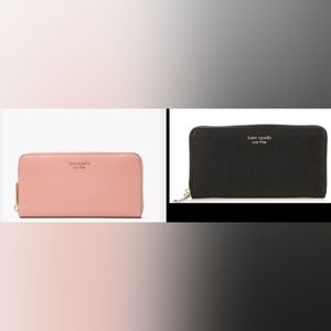 Auth KATE SPADE Spencer Zip-around Continental Wallet BNWT Price is for 1 not 2
